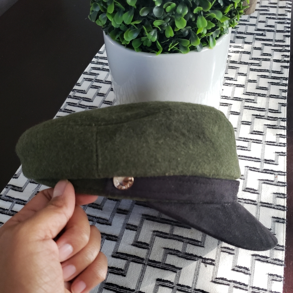 Forest green hat